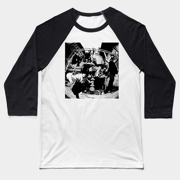 Limp Bizkit Pencil Art Vintage Baseball T-Shirt by Origin.dsg